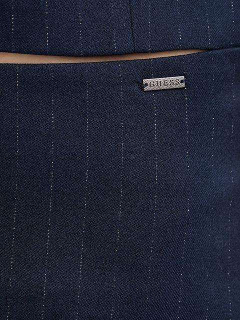 Guess spódnica mini ZANITA kolor granatowy mini prosta W5BD64 W2422