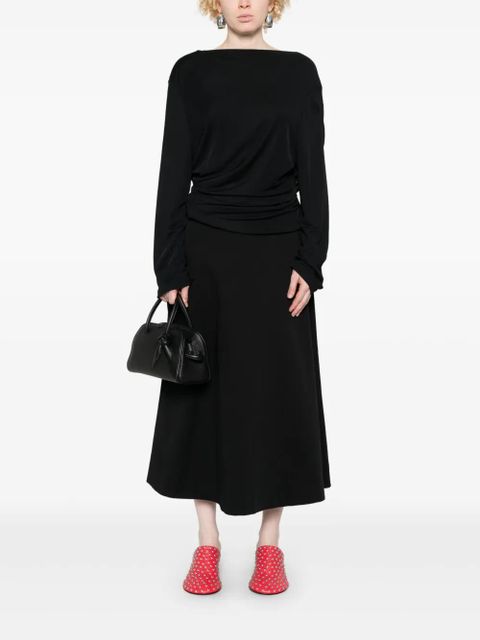 Jacquemus draped top - Black - zdjęcie produktu nr 2