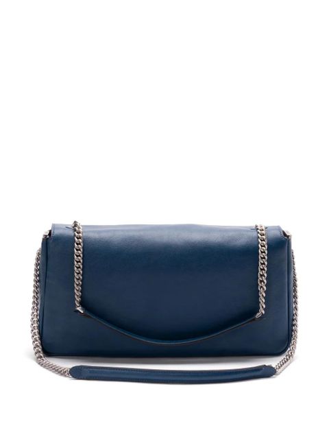 FENDI leather baguette shoulder bag - Blue - zdjęcie produktu nr 2