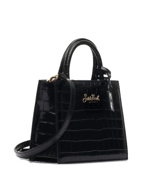 MC2 Saint Barth mini Shop embossed tote bag - Black - zdjęcie produktu nr 2