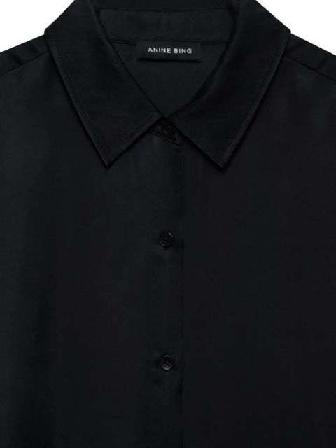 ANINE BING Essie button-down shirt - Black