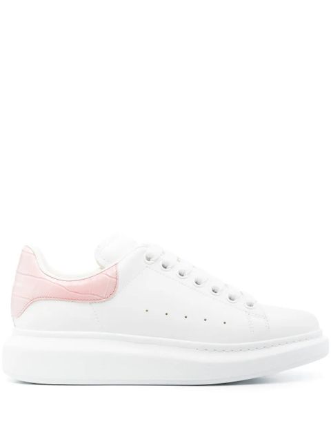 Alexander McQueen Oversized leather sneakers - White - zdjęcie produktu nr 1