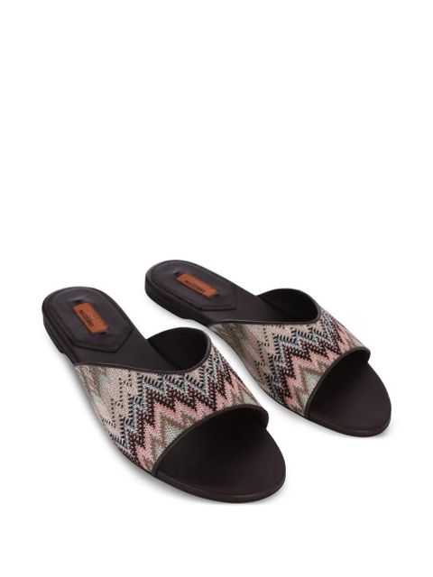 Missoni Liza flat sandals - Brown - zdjęcie produktu nr 2