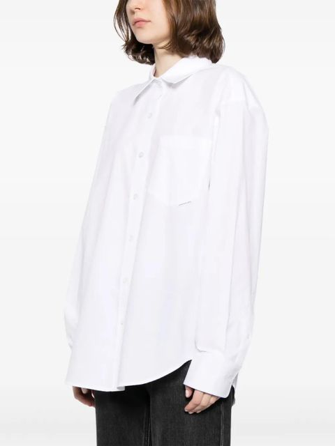 Alexander Wang oversize cotton shirt - White
