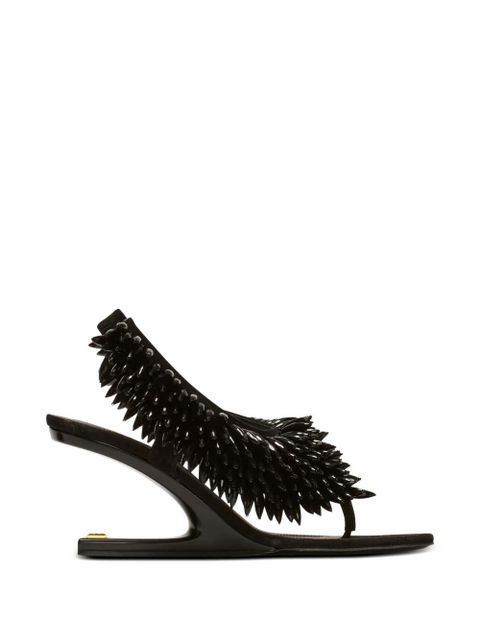 Balmain thong strape sandals - Black - zdjęcie produktu nr 1