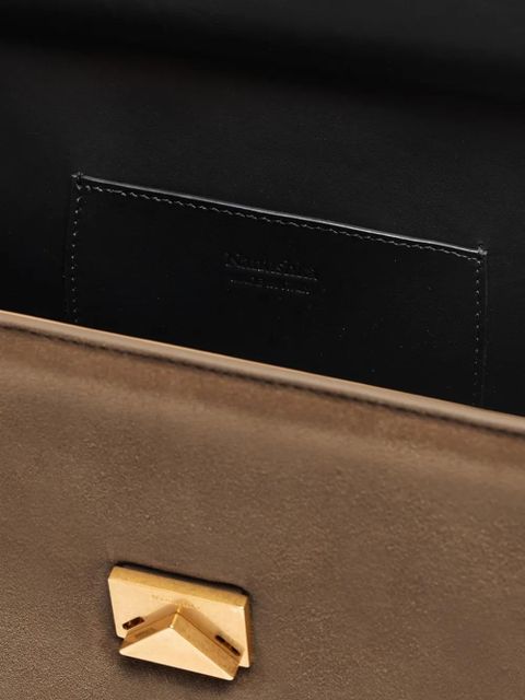 Nanushka logo-print tote bag - Brown