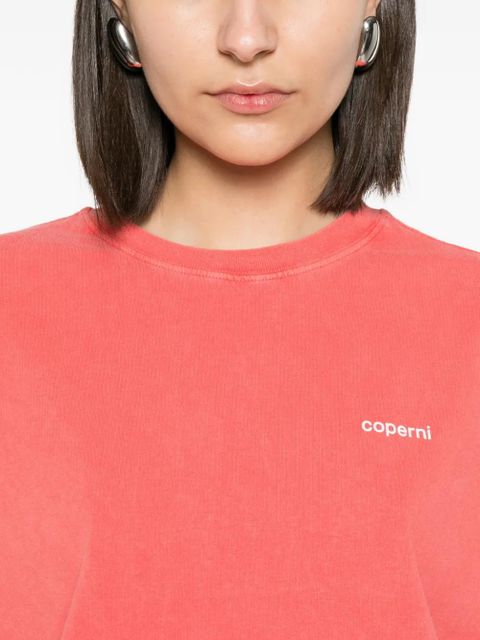 Coperni Boxy logo-print T-shirt - Red