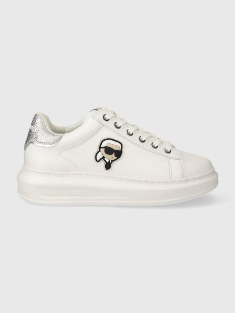 Karl Lagerfeld sneakersy skórzane KAPRI kolor biały KL62530N - zdjęcie produktu nr 1
