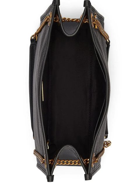 Lauren Ralph Lauren torebka skórzana kolor czarny 431980173