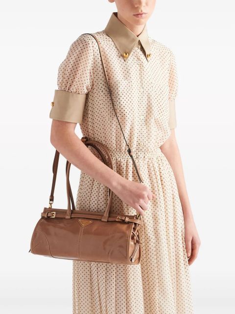 Prada medium Bonnie tote bag - Brown