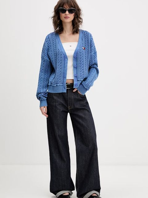 Tommy Jeans top damski z bawełną - zdjęcie produktu nr 1