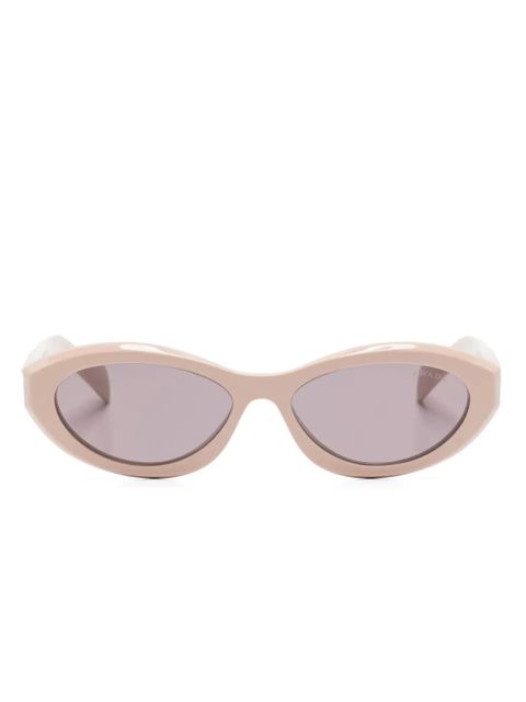 Prada Eyewear oval-frame sunglasses - Pink - zdjęcie produktu nr 1