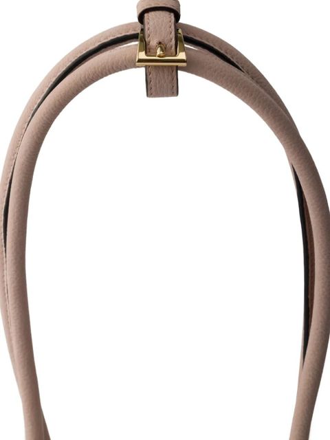 Prada Bonnie medium nubuck leather handbag - Neutrals