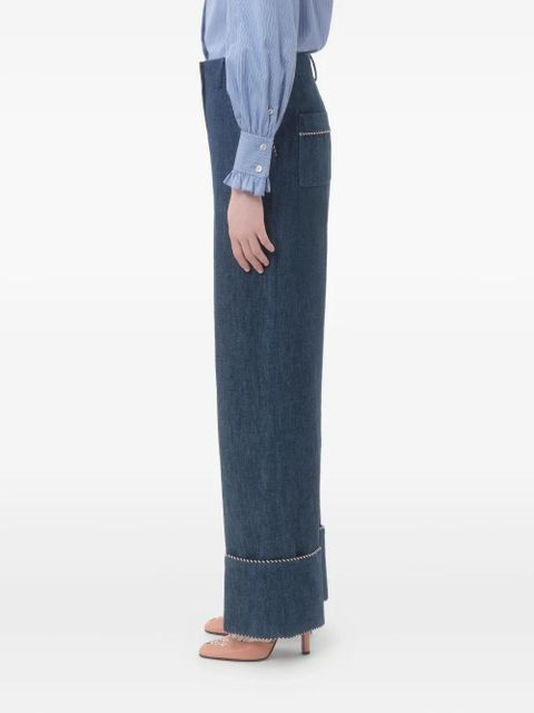 Valentino Garavani cotton jeans - Blue
