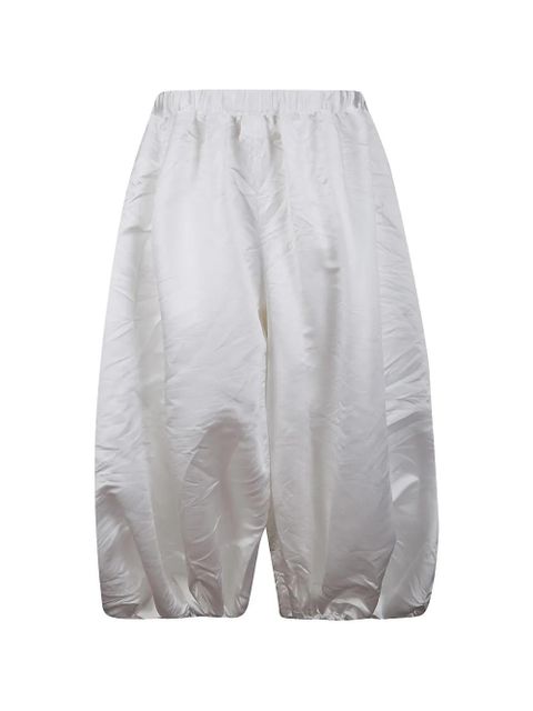 Comme Des Garçons elasticated-waist balloon trousers - White - zdjęcie produktu nr 1