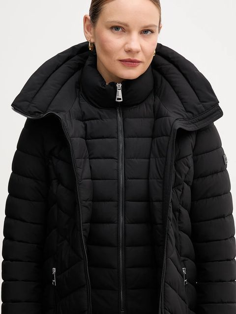 Dkny kurtka kolor czarny zimowa DLEMPN45