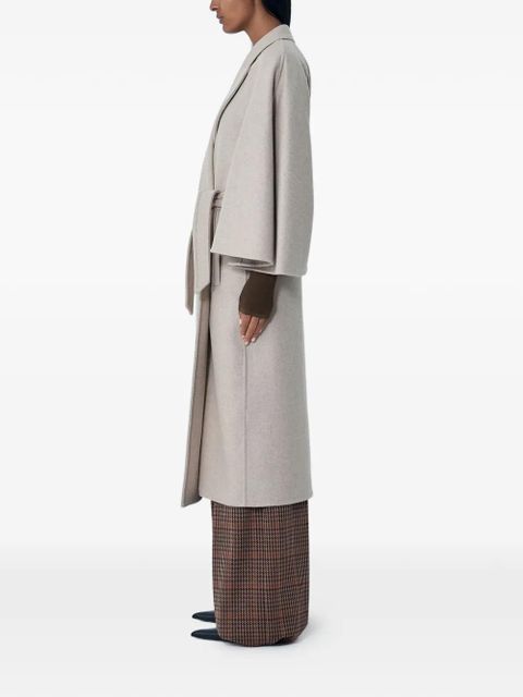 Max Mara peak-lapels self-tie coat - Neutrals - zdjęcie produktu nr 2