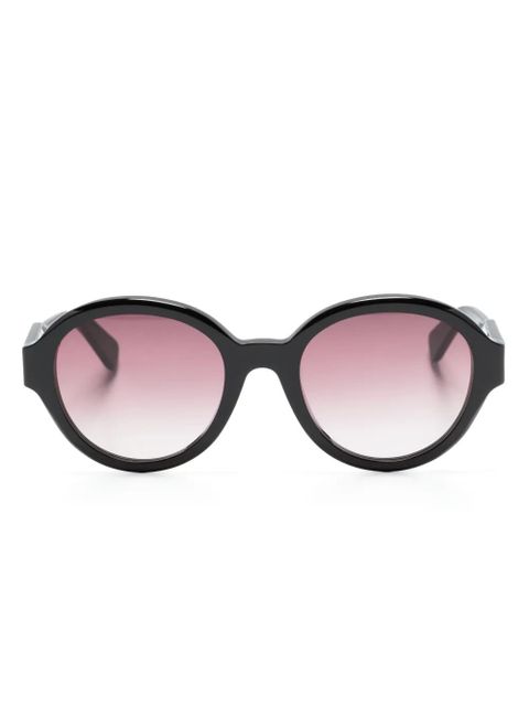 Chloé Eyewear gradient-lenses round-frame sunglasses - Black - zdjęcie produktu nr 1