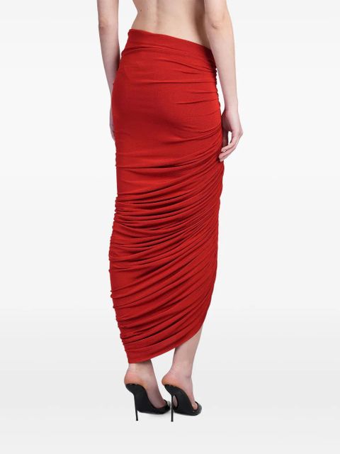Magda Butrym asymmetric skirt - Red