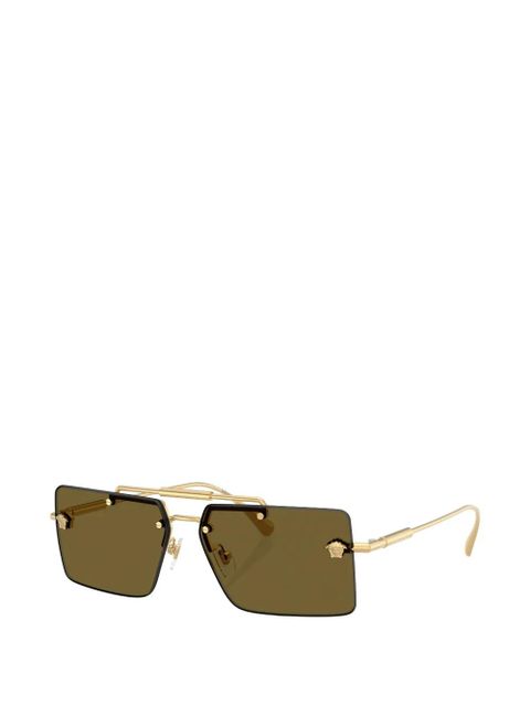 Versace Eyewear medusa-embellishment sunglasses - Gold - zdjęcie produktu nr 2