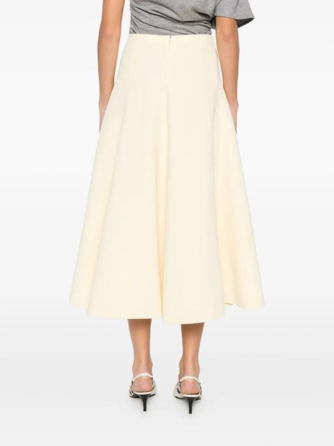 Jacquemus The Triangle flared maxi skirt - Yellow