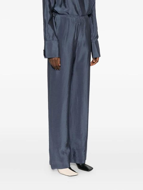 Nanushka elastic-waist trousers - Blue