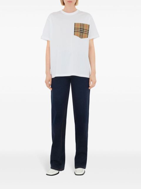Burberry Vintage Check pocket T-shirt - White