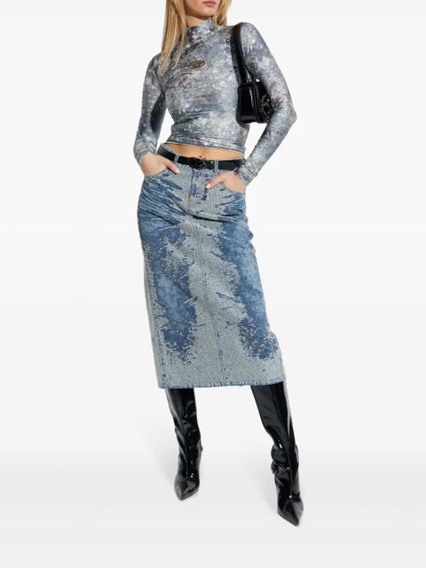 Diesel De-Skye-S maxi skirt - Blue - zdjęcie produktu nr 2
