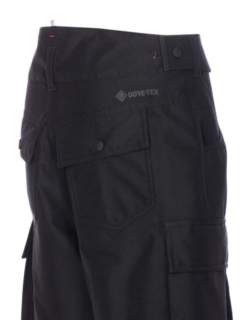 Moncler Grenoble patch-logo ski cargo pants - Black