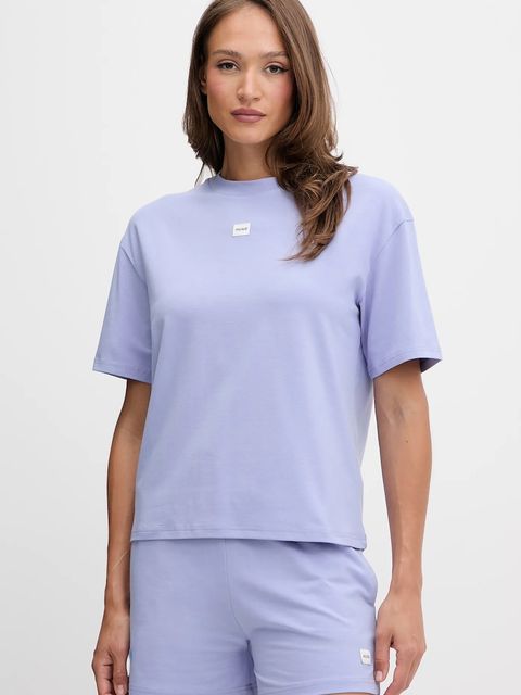 HUGO t-shirt damski kolor fioletowy 50556807 - zdjęcie produktu nr 1