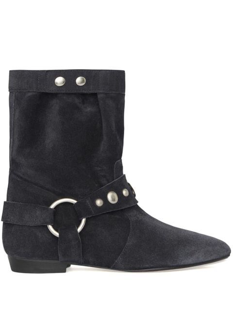 ISABEL MARANT Stania studded suede boots - Black - zdjęcie produktu nr 1