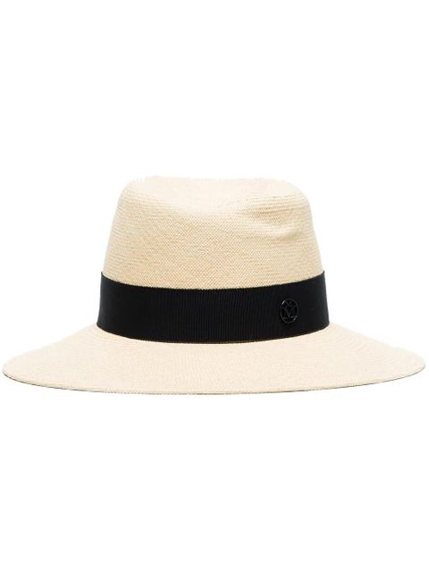 Maison Michel Virginie straw Fedora hat - Neutrals - zdjęcie produktu nr 1