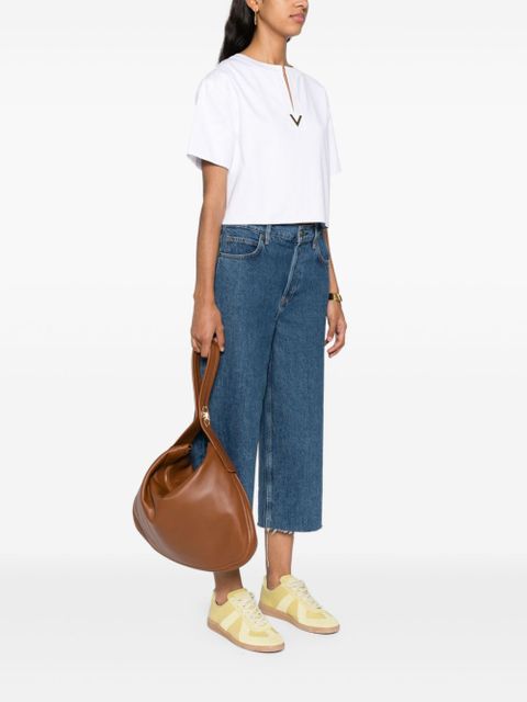 Valentino Garavani VLogo leather shoulder bag - Brown - zdjęcie produktu nr 2