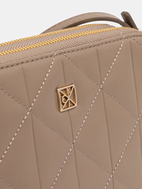 Calvin Klein torebka kolor beżowy LV04F3328G