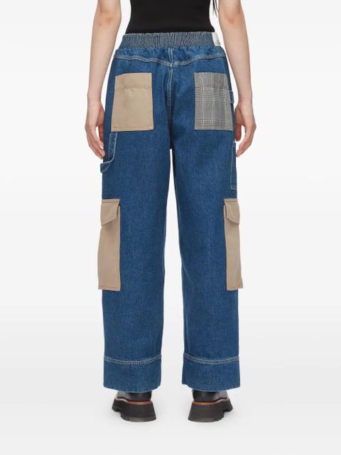 3.1 Phillip Lim patchwork multi-pocket trousers - Blue