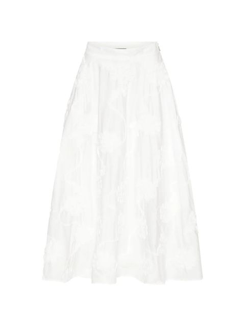 ROTATE BIRGER CHRISTENSEN flower maxi skirt - White - zdjęcie produktu nr 1