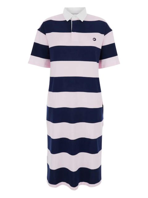 Coperni striped embroidered-logo maxi dress - Pink - zdjęcie produktu nr 1