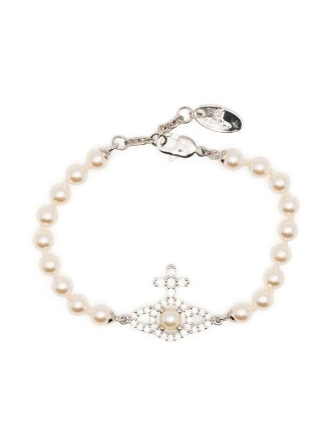 Vivienne Westwood Olympia pearl bracelet - White - zdjęcie produktu nr 1
