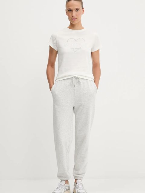 Guess t-shirt bawełniany NARCISO damski kolor beżowy V5GI10 K9RM1 - zdjęcie produktu nr 2