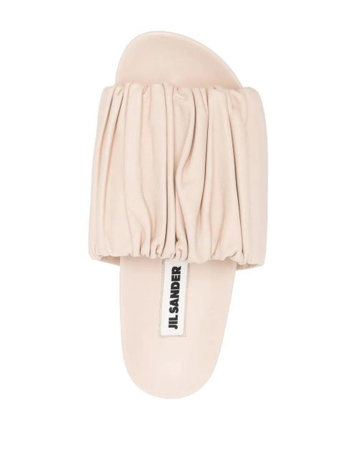 Jil Sander leather platform sandals - Neutrals