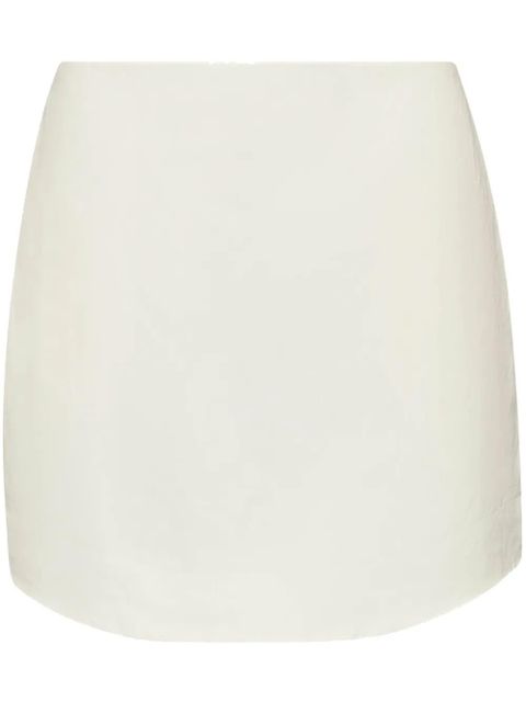 JW Anderson curved hem mini skirt - White - zdjęcie produktu nr 1