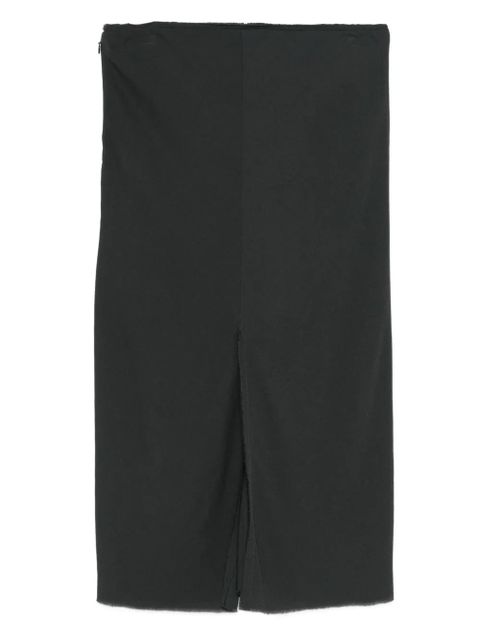 AMI Paris slit skirt - Black