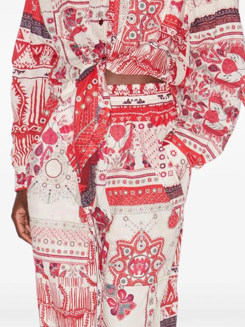 MARANT ÉTOILE Fedora trousers - Red