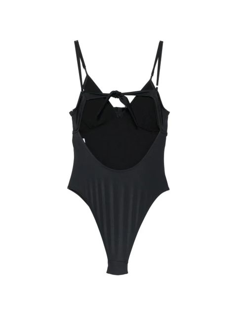 Moschino floral-appliqué swimsuit - Black - zdjęcie produktu nr 2