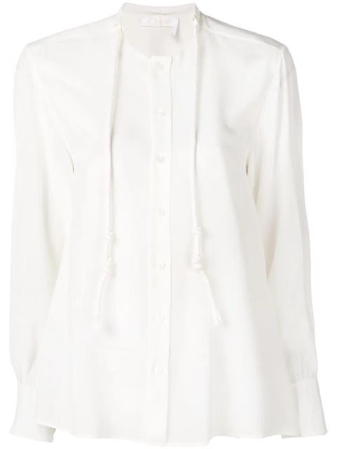 Chloé drawstring detail blouse - White - zdjęcie produktu nr 1
