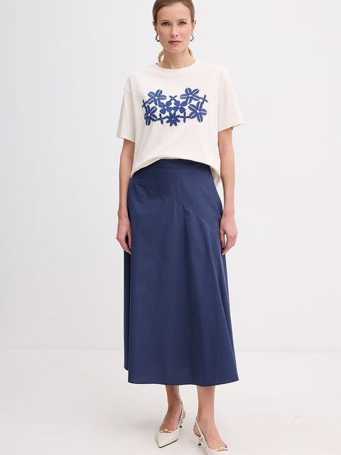 Weekend Max Mara t-shirt bawełniany SABATO - zdjęcie produktu nr 1