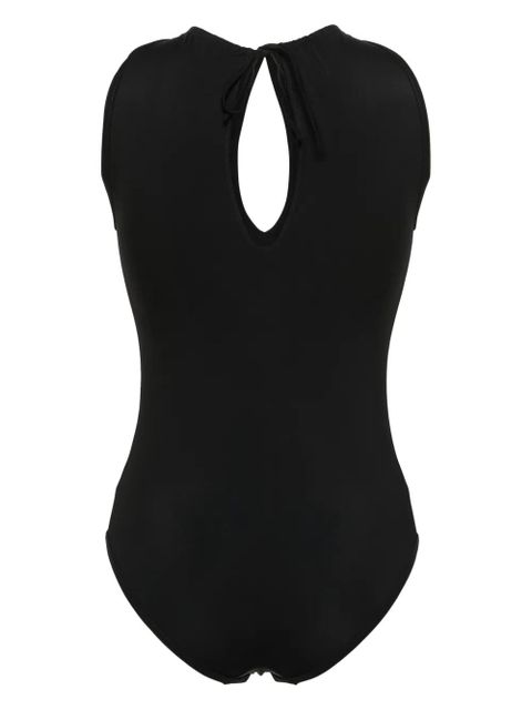 Bottega Veneta keyhole-neck swimsuit - Black
