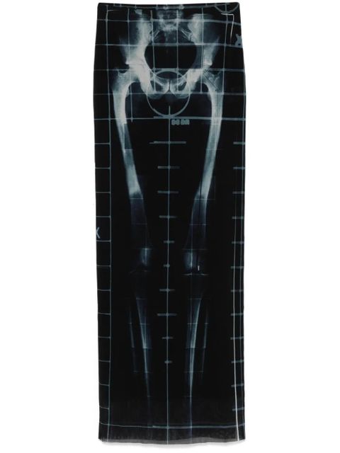 Jean Paul Gaultier X-Ray maxi skirt - Black - zdjęcie produktu nr 1