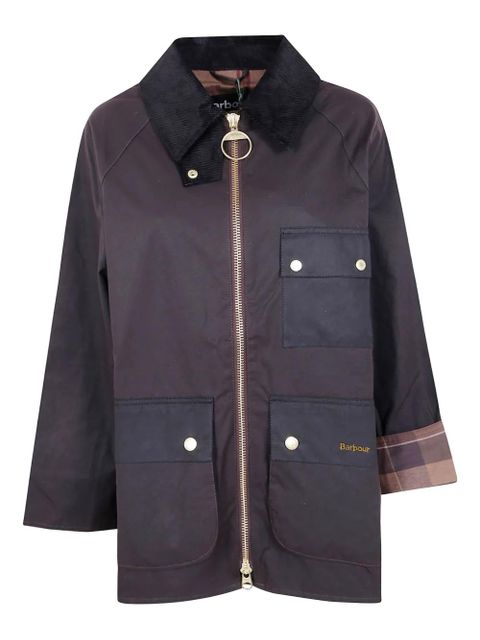Barbour Luella cotton coat - Purple - zdjęcie produktu nr 1