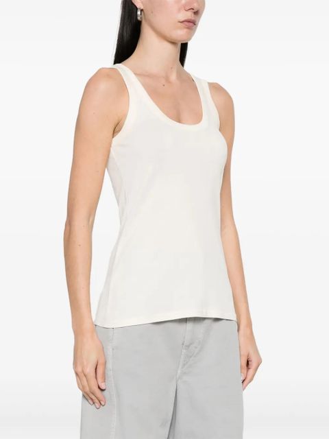 LEMAIRE cotton tank top - Neutrals